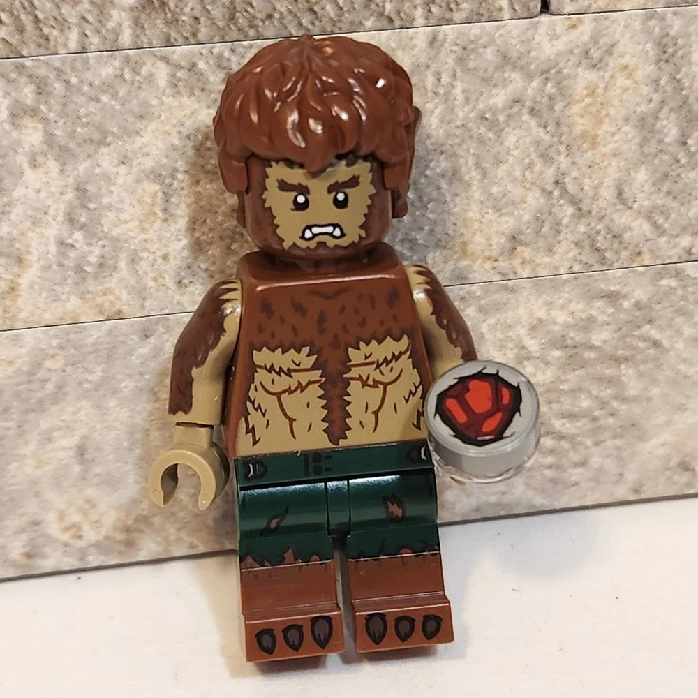 LEGO Monster Fighters Werewolf Minifigure with Accessory 9463 Brown Wolfman